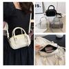 IELGY Summer Hot Silver Bowling Bag, Stylish Portable, One Shoulder Crossbody Pillow Bag