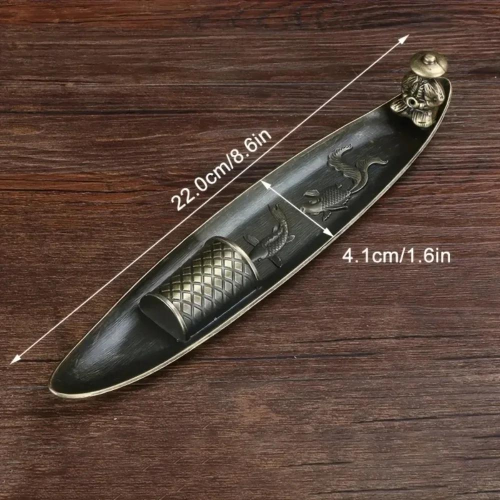 Portaincenso Creativo Barca Pesca Uomini Bruciaincenso Stile Giapponese Bruciatori Bastoncini d'Incenso Ornamento Aromaterapia Decorazione Casa