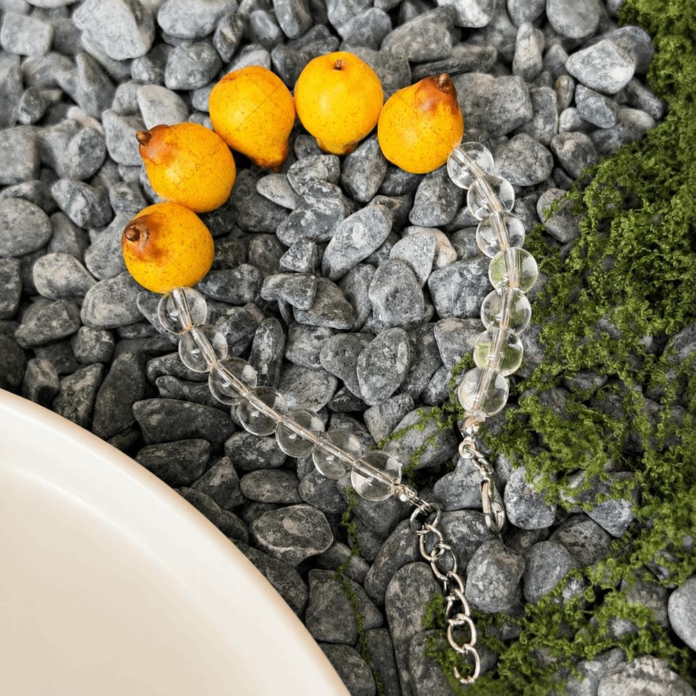 Exaggerated Resin Blueberry Bracelet Adjustable Dopamine Jewelry Spring Summer