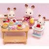 Sylvanian Baby Dining Chair Props, 1 Set, Korean Popular Toys