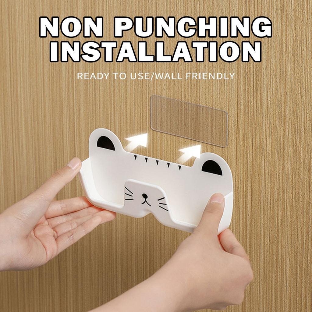 Cute Cartoon Storage Rack Glasses And Sunglasses Box Bathroom Item Storage Rack Hat Storage Wall Mounted Glasses Storage Rack