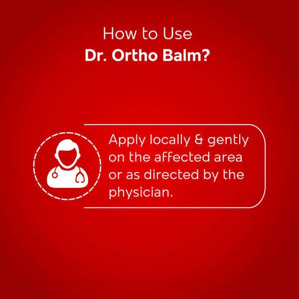 Dr.Ortho Ayurvedic Pain Relief Balm for Joint, Knee, Back Pain - 40g Pack of 2 Natural Relief