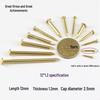 Round Head Brass Nails for DIY Projects and Picture Hanging