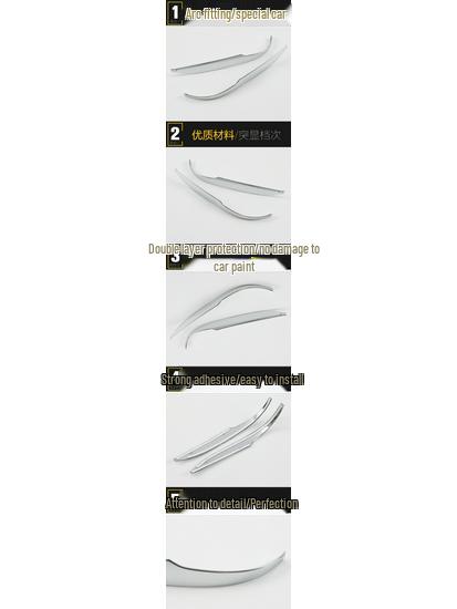 RAV4 Rearview Mirror Trim Cover Decorative Strip - Exterior Accessory for 2016 Model