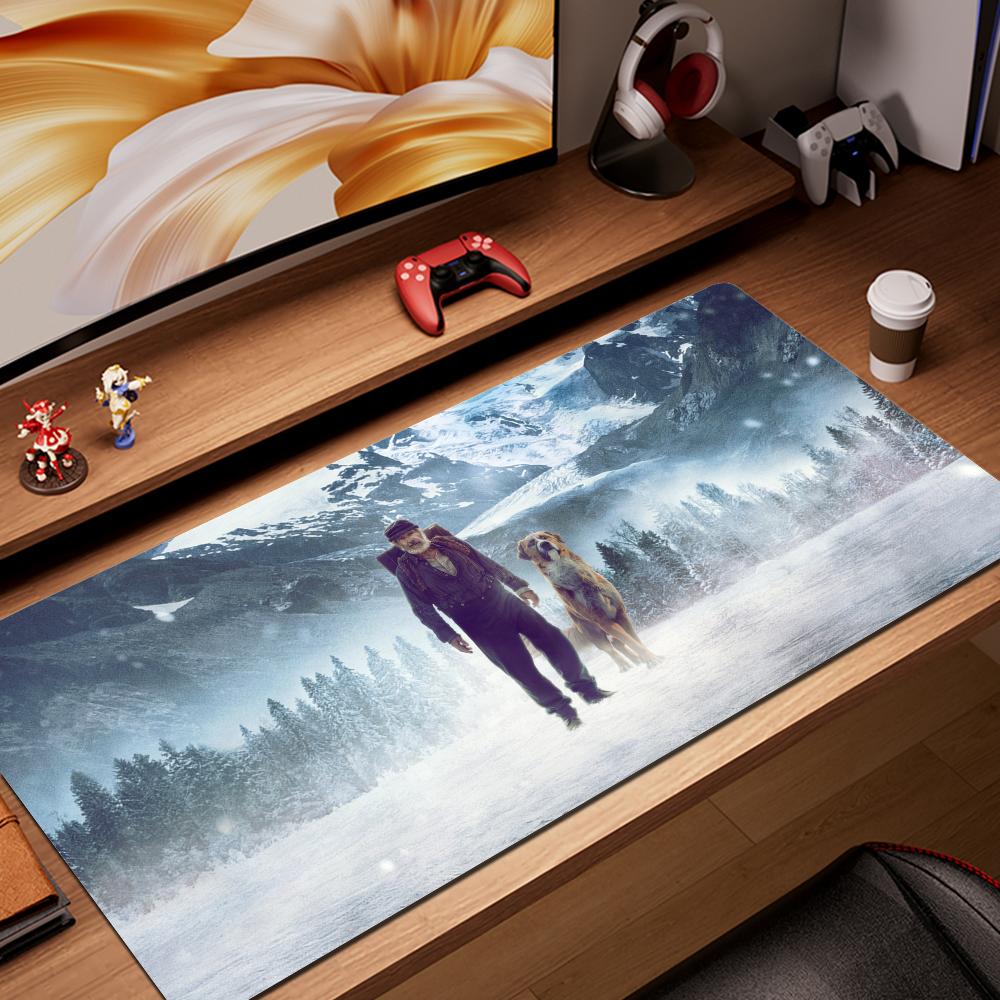 Mouse Pad Non-Slip Rubber Edge Locking Mousepads Game Play Mats Action Game The Hunter Call of the Wild for Notebook PC Computer