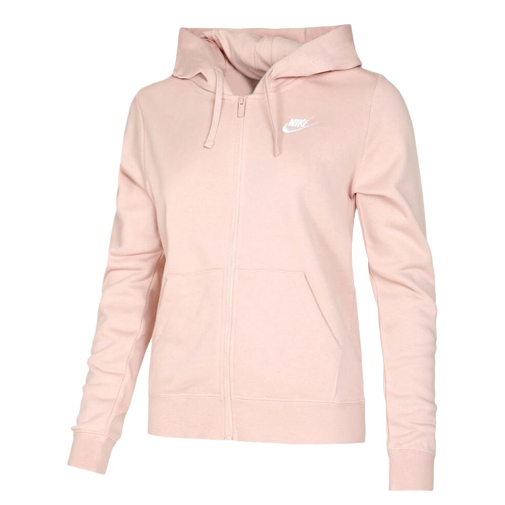 Nike Breathable Soft Comfortable Long Sleeve Hoodie Women hoodies Pink DQ5472-601