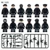 132 Bags 1620 City Black Doll Weapon Military Police Figurine Children Building Block Soldier Toy