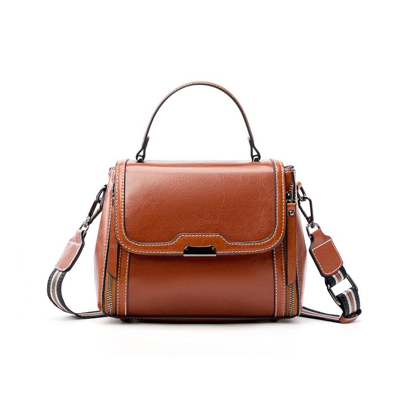 Vintage Women's Bag Luxury Designer Shoulder Bags Split Leather Cowhide Women Crossbody Bag  Female Handbags 2800