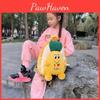 Adorable Pineapple Turtle Plush Backpack For Girls Cute Childrens Daycare Bag