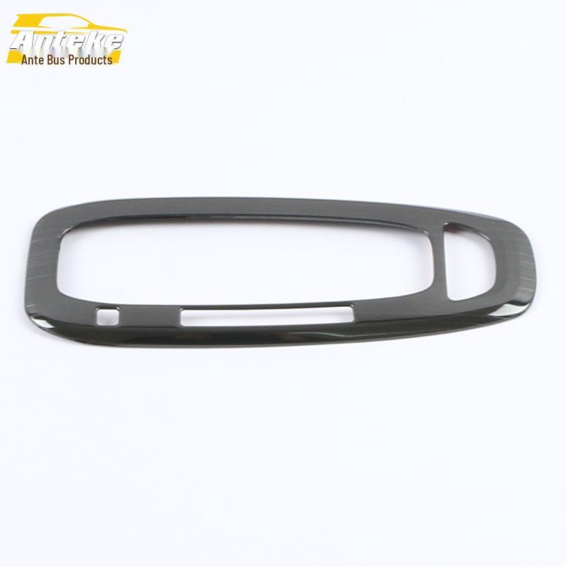 Ankai Gear Shift Sticker & Decorative Panel for 2020 GS4 Stainless Steel Center Console with Cup Holder and Bright Ring.