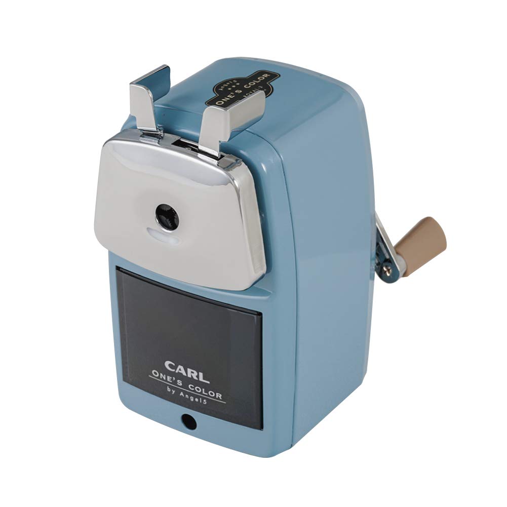 

Carl Office Pencil Sharpener, Angel 5 Royal 3, Made in Japan, with Two-Level Lead Adjustment, Light Blue, A5RY3-T