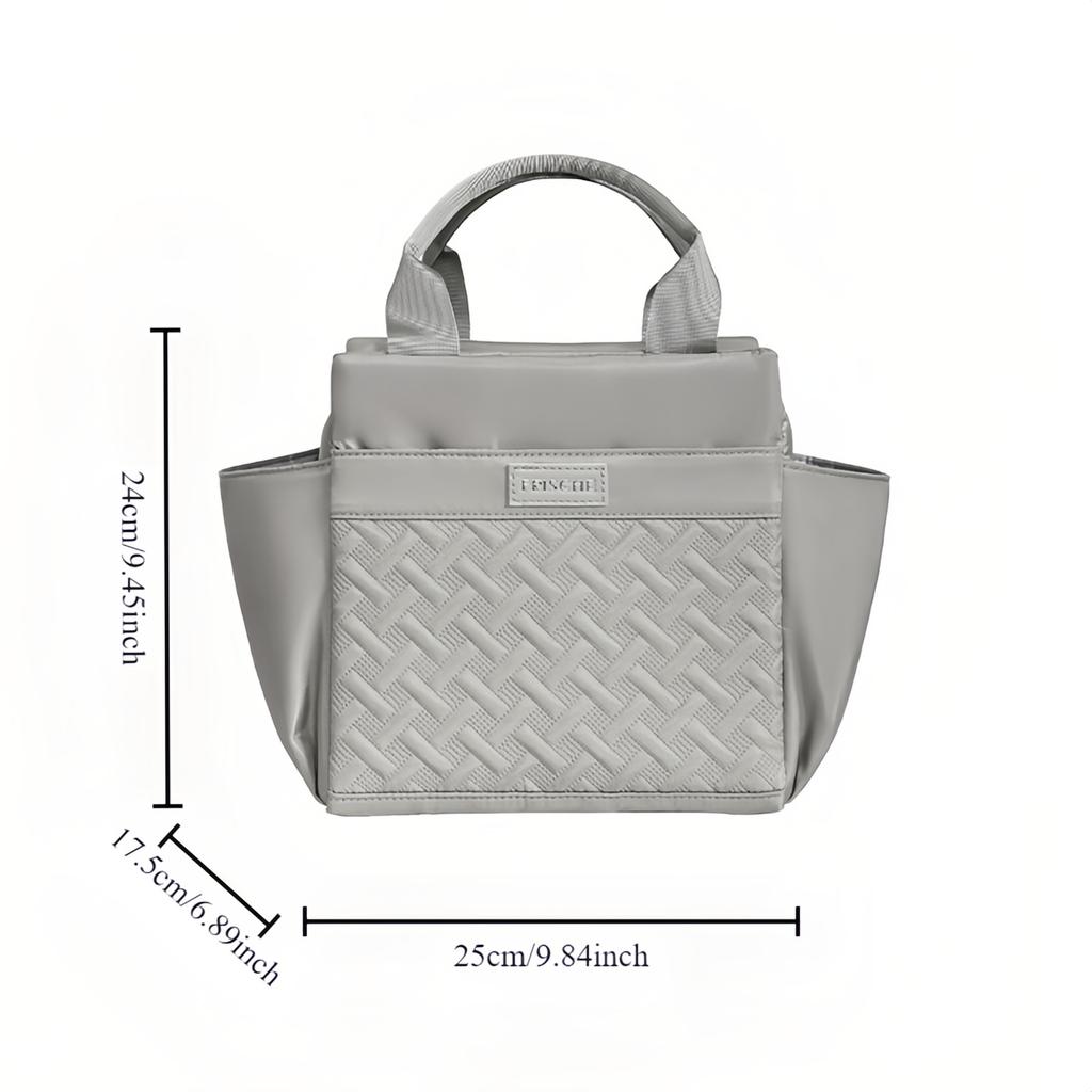 Insulated Lunch Bags For Work & School - Compact Bread-Style Insulated Bags That Are Leak-Proof To Keep Meals Cold/Hot-Tan
