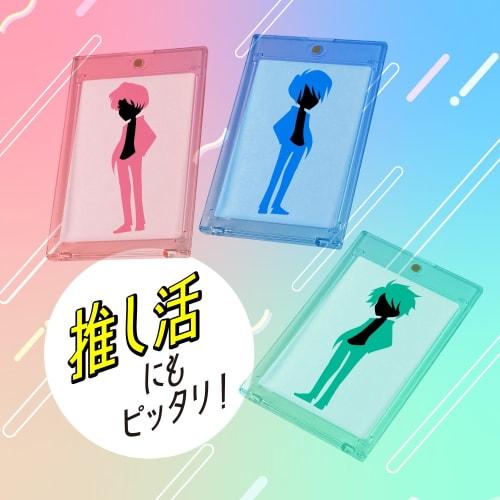 Allone Magnetic Card Loader, Pastel Blue, UV 35PT, Set of 2, 7.3 x 1.4 x 11 cm, Acrylic, Protects Against Scratches and Dirt, Ideal for Collectibles,
