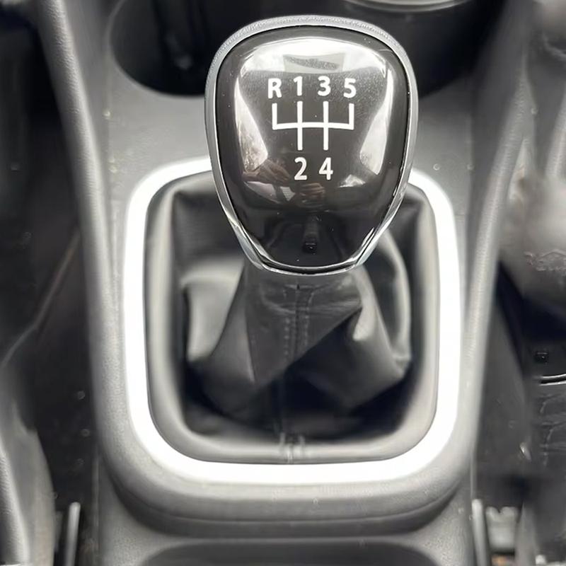 5 Speed Car Gear Shift Knob PU Leather Boot Change Lever Handball Pen Manual Shfiter Gearbox For VW Polo 6R Polo Sedan 2010-2017