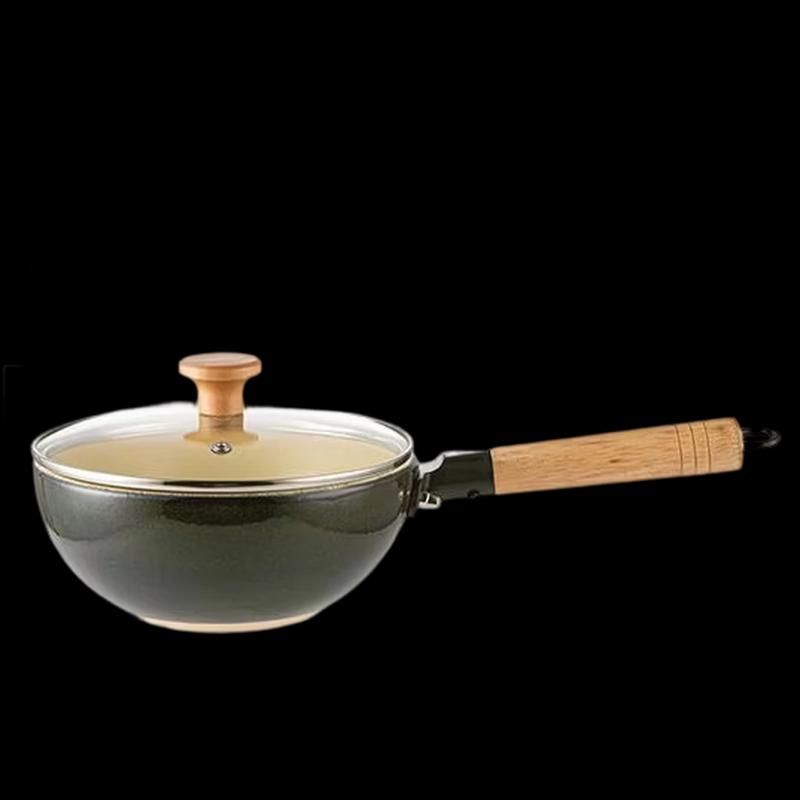 Weidu 2.2L Ceramic Non-Coated Flat Bottom Frying Pan