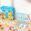Dinosaur Card Game for Kids Fun Educational Battle Game for 2 Players, Family Board Game Dinosaur Fun Race