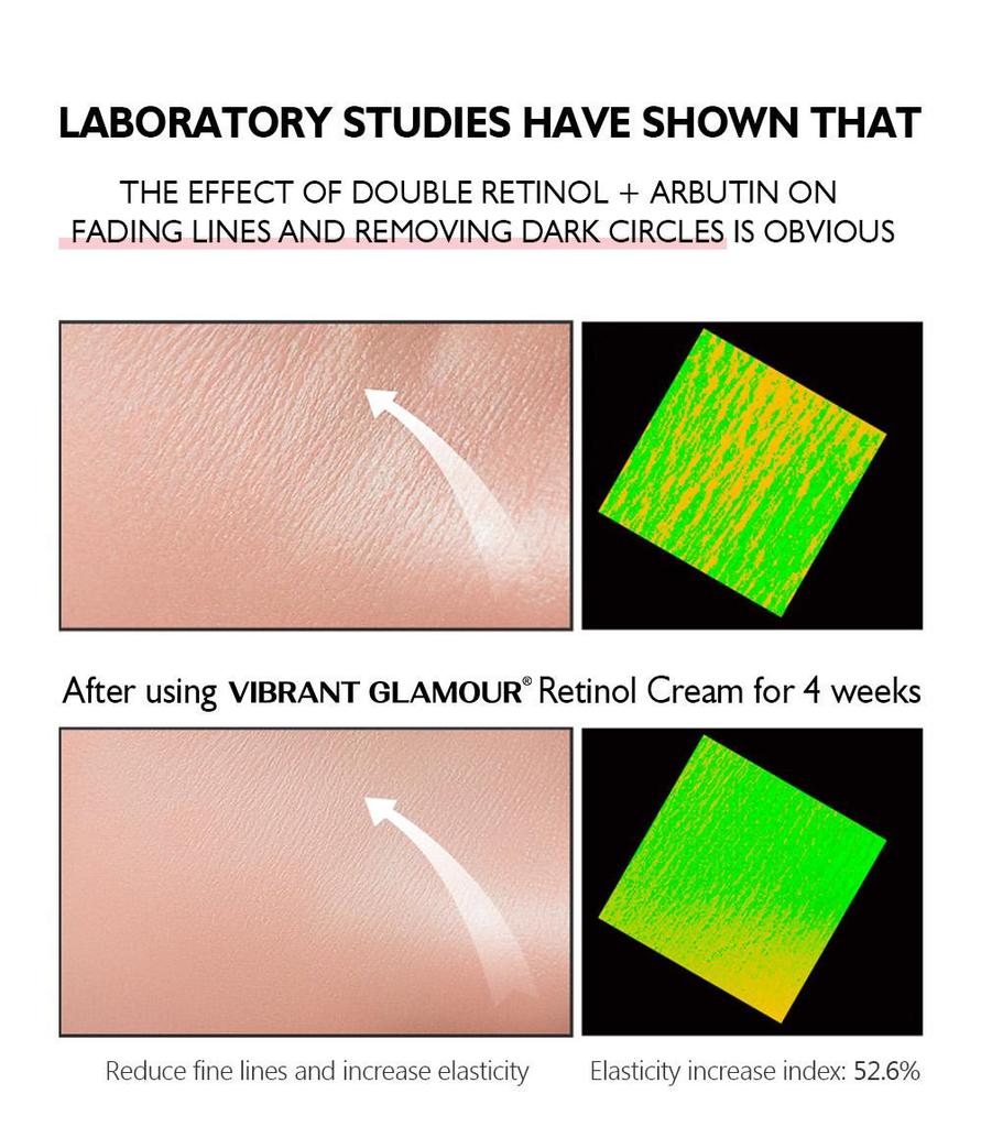 Strahlendes Glamour Retinol Serum für feine Linien