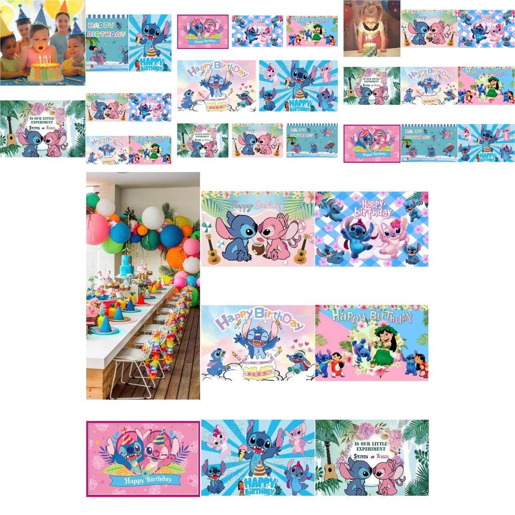 Lovely Lilo Stitch Party Studio Decors Background For Birthday Celebrations!