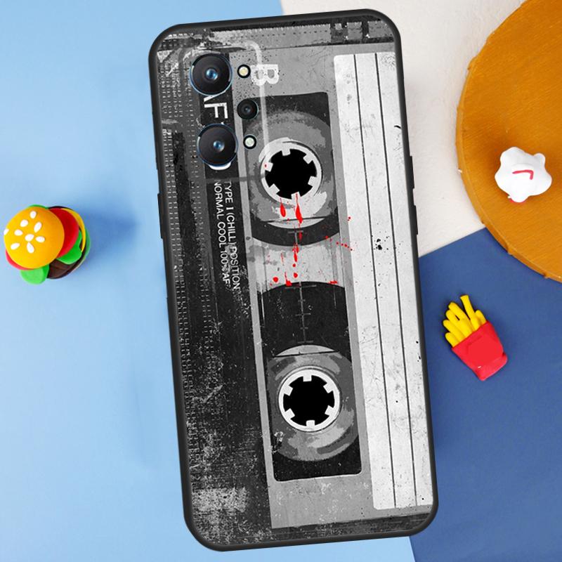 Cassette Tape For Realme GT7 Pro GT 6T 6 5 C67 C61 C55 C53 C51 C21Y C25S C75 10 11 12 13 14 Pro Plus Case