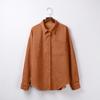 Dame uformelle V-hals Langermet knapp Corduroy95% polye Uformell bluse frakk topper
