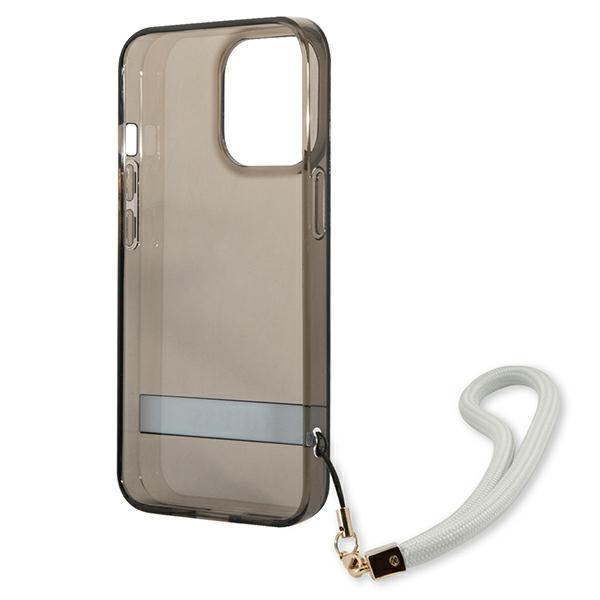 Guess Guhcp13Lhtsgsk Iphone 13 Pro / 136,1 Czarny/Black Hardcase Translucent Stap