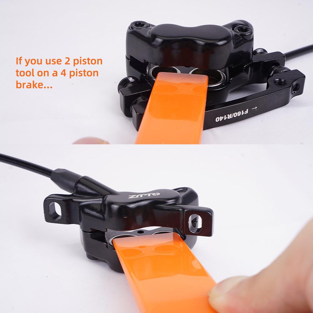 2-6Pcs Bicycle Hydraulic Disc Piston Compressor Tool Press Spreader for Road Bike MTB Caliper Resetter Repair Nylon plastic Tool