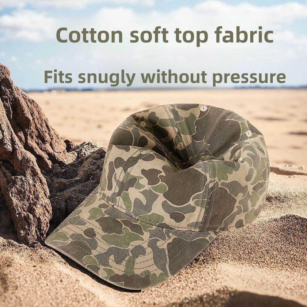 Camouflage Baseball Cap For Outdoor Sun Protection With Breathable Cotton For Men And Women
