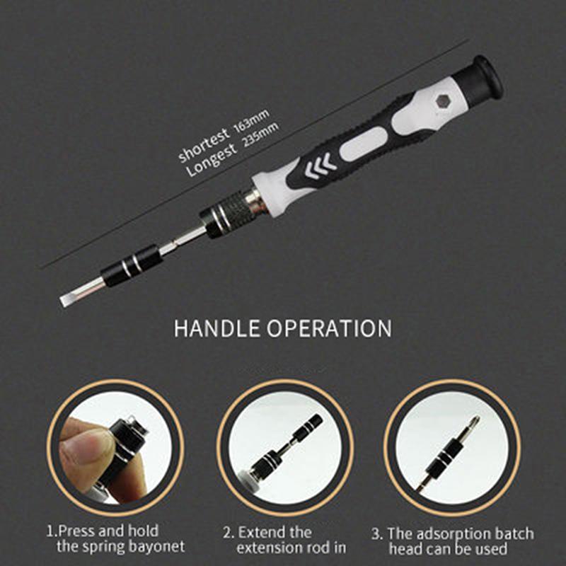 115 In 1 Precision Screwdriver Set Repair Tools Bits for Phone Laptop PC Watch