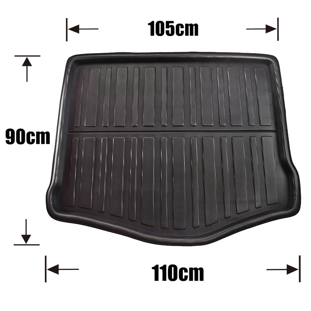 

Автомобильный специальный коврик для заднего багажника Ford Focus 3 MK3 Hatchback 2011~2019, водонепроницаемый коврик для багажа, подкладка для багажника, чехол, аксессуары чёрный