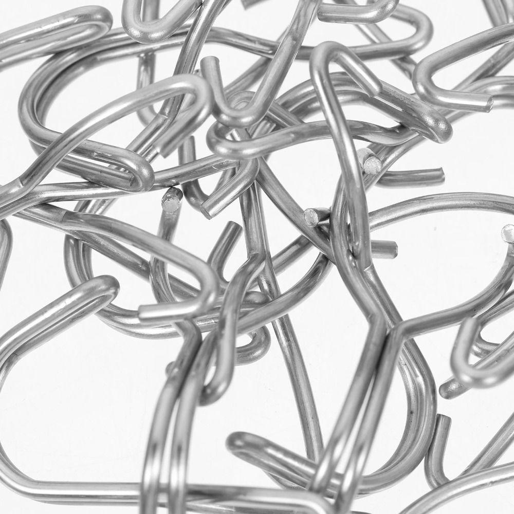 10 pcs Display Peg Board Hook Storage Racks Hanging Boards Hole Hooks Stainless Steel Pegs  Grid