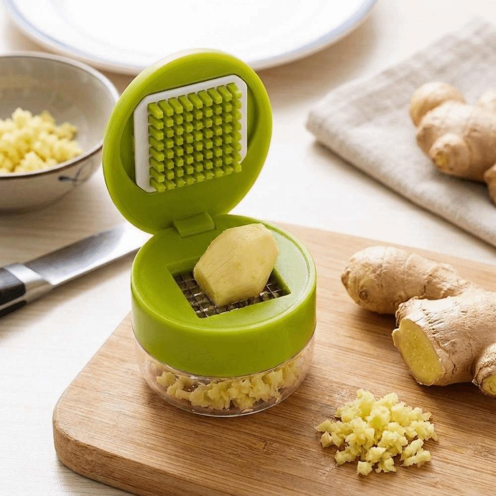 Manual Garlic Crusher Stainless Steel Garlic Chopper Multi-functional Ginger Masher  Restaurant Use