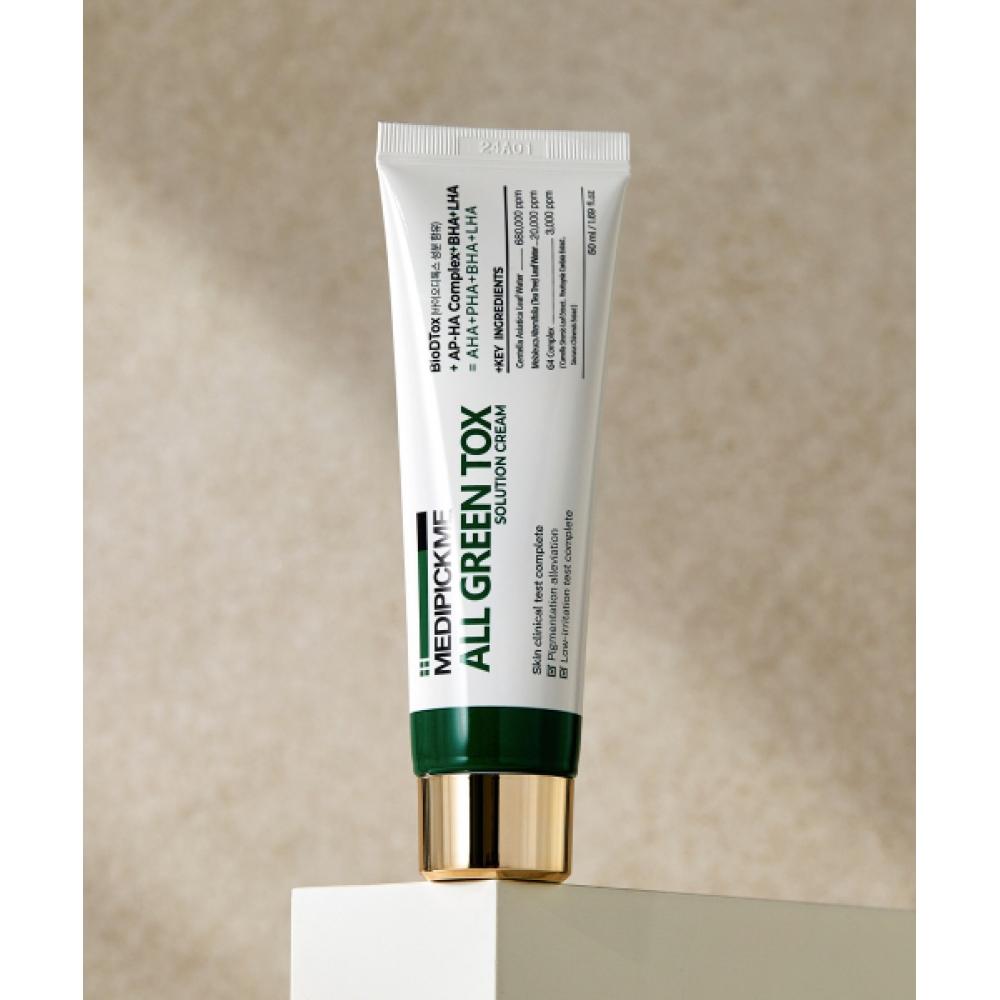 Medipickme All Green Tox Solution Soothing Cica Soothing Moisturizing Cream 50ml