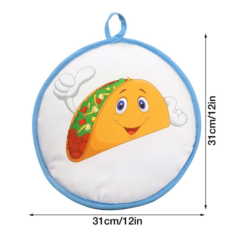 12 Inch Cloth Bag Burrito Portable Tortilla Warmer Pouch Home For Microwave Mexican Warming Trays Heat Resistant Pouch