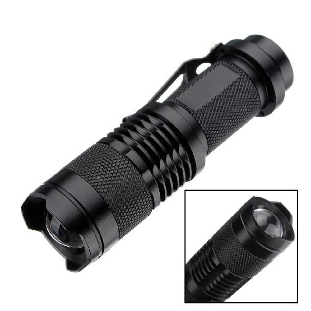Aluminum Zinc Zinc Alloy LED Zoom Flashlight Super Bright Dimmable Camping Lamp  Outdoor Activity