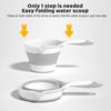 Hot Sale Folding Water Ladle Portable Plastic Water Ladle For Kitchen Can Be Hung