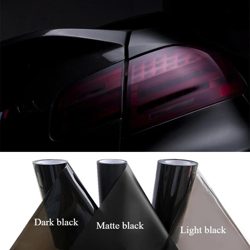 Car Light Film Car Headlight Fog Light Taillight Tint Vinyl Film Sticker Self-Adhesive Motorcycle Vinyl Wrap Car Decoration