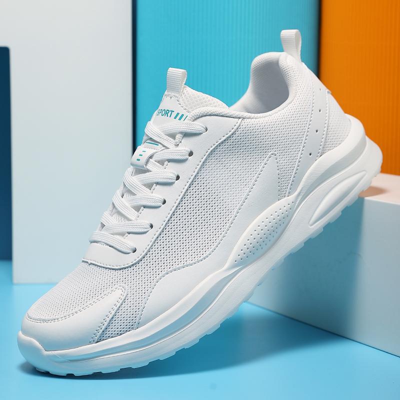 

Мужские спортивные легкие кроссовки Дышащие беговые кроссовки для мужчин Удобная обувь для ходьбы Нескользящие Повседневные Размер 39-46 39