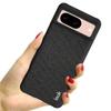 IMAK Ruiyi Series for Google Pixel 8 Case Cloth Texture Bump Proof PU Leather+PC Cell Phone Cover