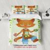 Softville Cozy Town Cute Fern The Quilt Fox Bedding Set With Duvet Cover  Pillowcase For Children'S Bedroom Decor