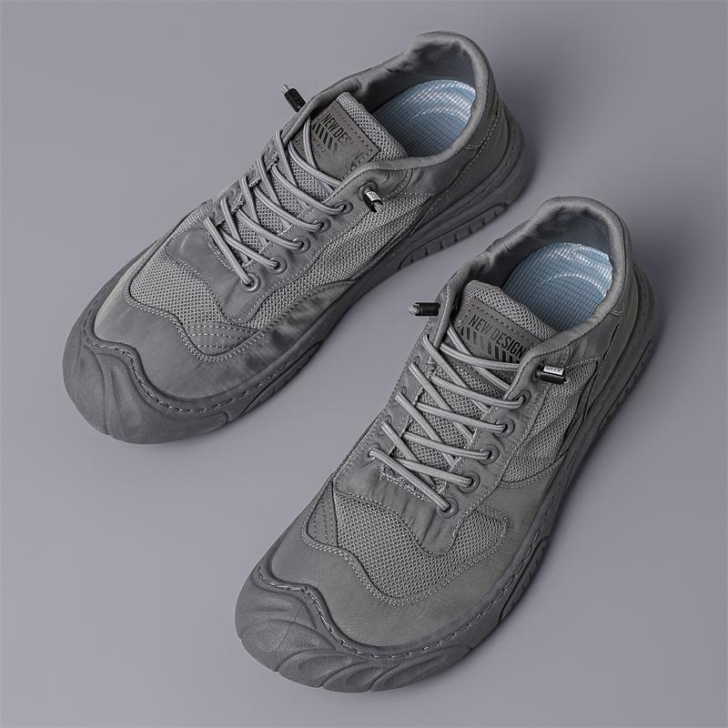 Fashion Lightweight and Breathable Mesh Running Shoes Men's Shock-absorbing and Rebound Sports Shoes Summer New Outdoor Walking Shoes