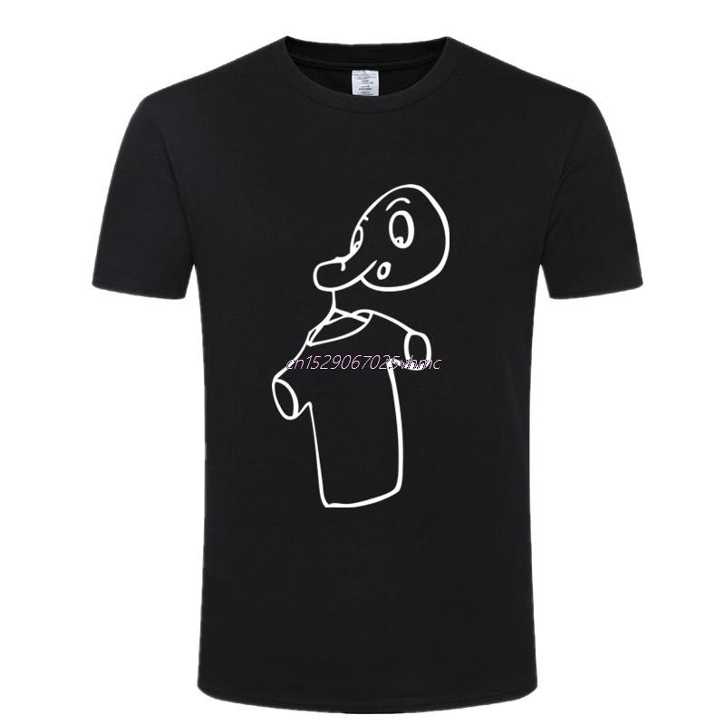 Young Men's Short Sleeve T-Shirt Man Long Nose Hangs Clothes Print T-Shirt Casual Slim Fit Shor