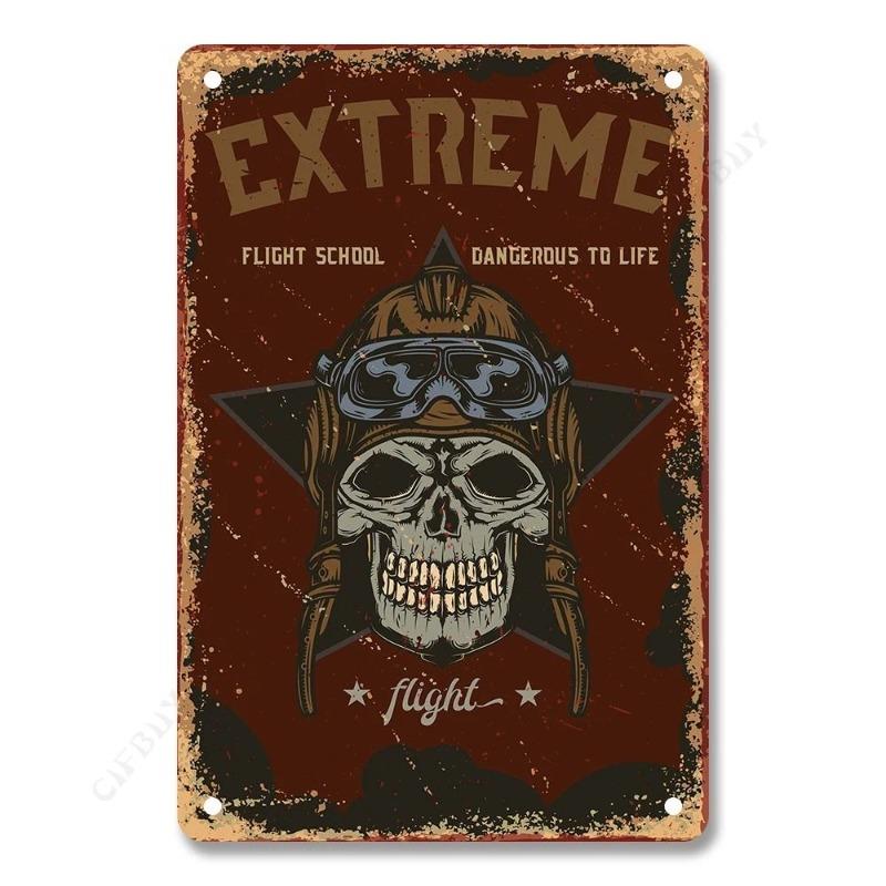 Motorcycle Legends Tin Sign, Retro Rural Wall Art 20x30cm