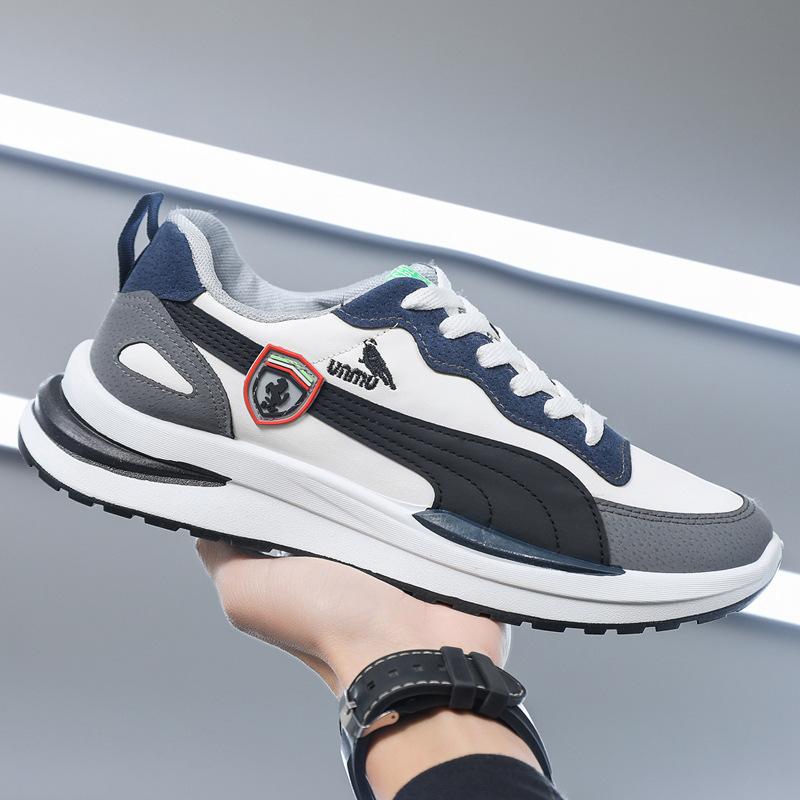 

Men s shoes spring fashion fly-woven breathable casual shoes trendy single shoes comfortable platform student sports shoes 39