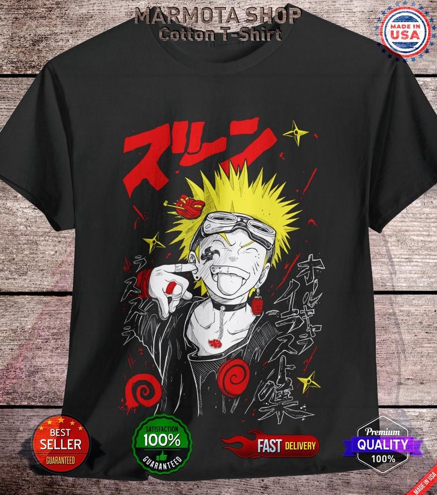 

Naruto Shirt Shippuden Itachi Kakashi Madara Anime Unisex Tee T-Shirt All Size 4XL
