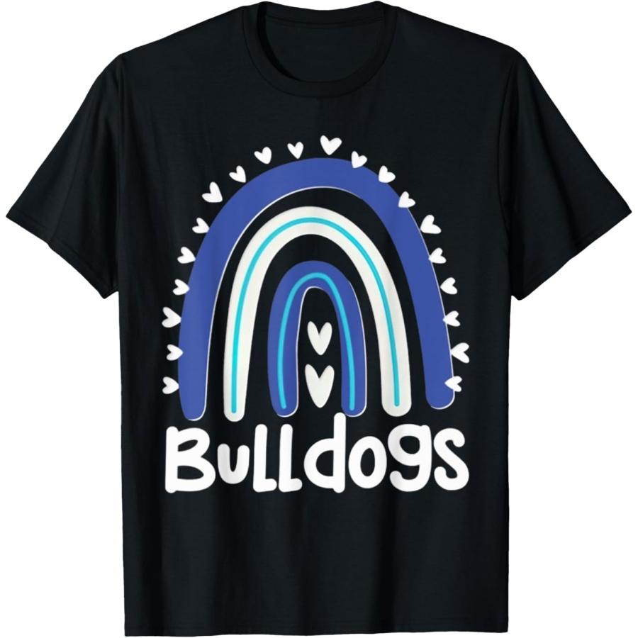 Футболка для мужчин и женщин с талисманом школы Бульдогов, радужным учителем и надписью «Любитель» XXXXXL чёрный