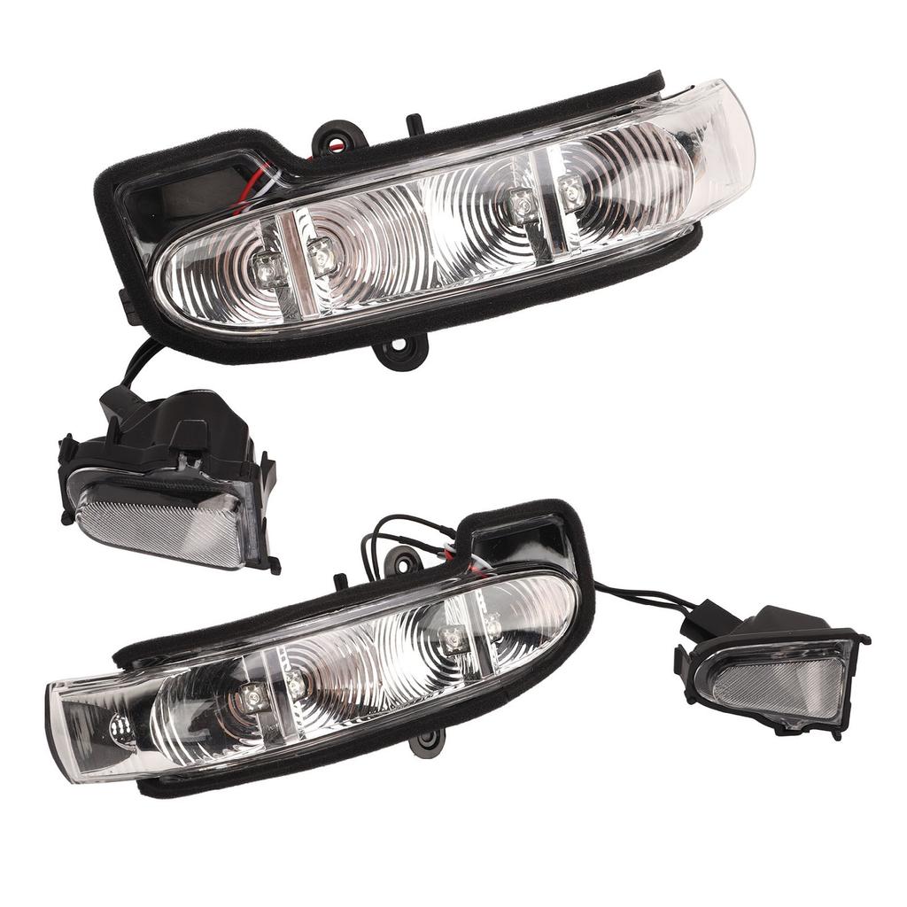 1 Pair LED Side Mirror Turn Signal Light 2038201321 Rearview Mirror LED Turn Light Replacement for Benz W463 W211 E320