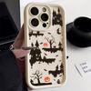 Halloween Castle Moon Soft Silicone Case For iPhone 17 Pro 14 15 Plus 11 12 13 16 Pro Max Coque 16E 17AIR Shockproof Phone Cover
