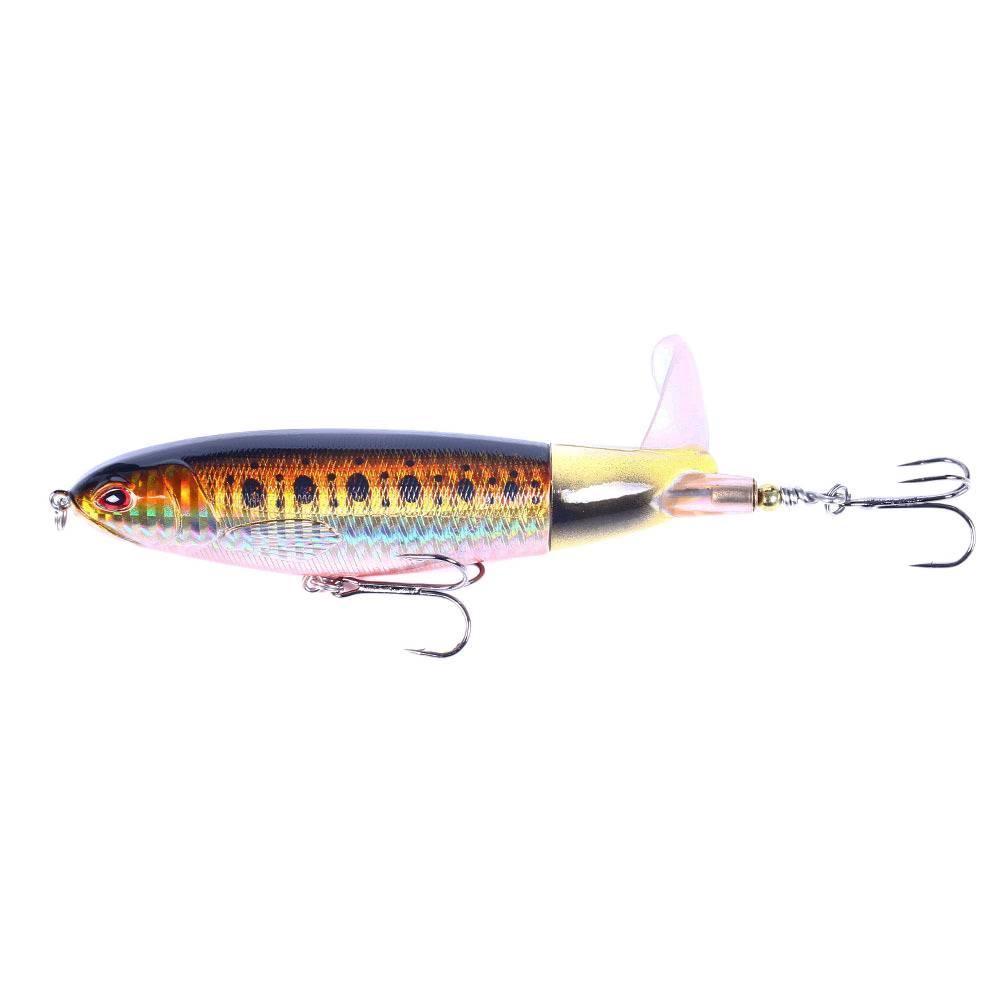 11cm13gFloating Pencil Propeller Simulation Lure Bait Surface Drag Tractor Bait Bass Pike Special Kill