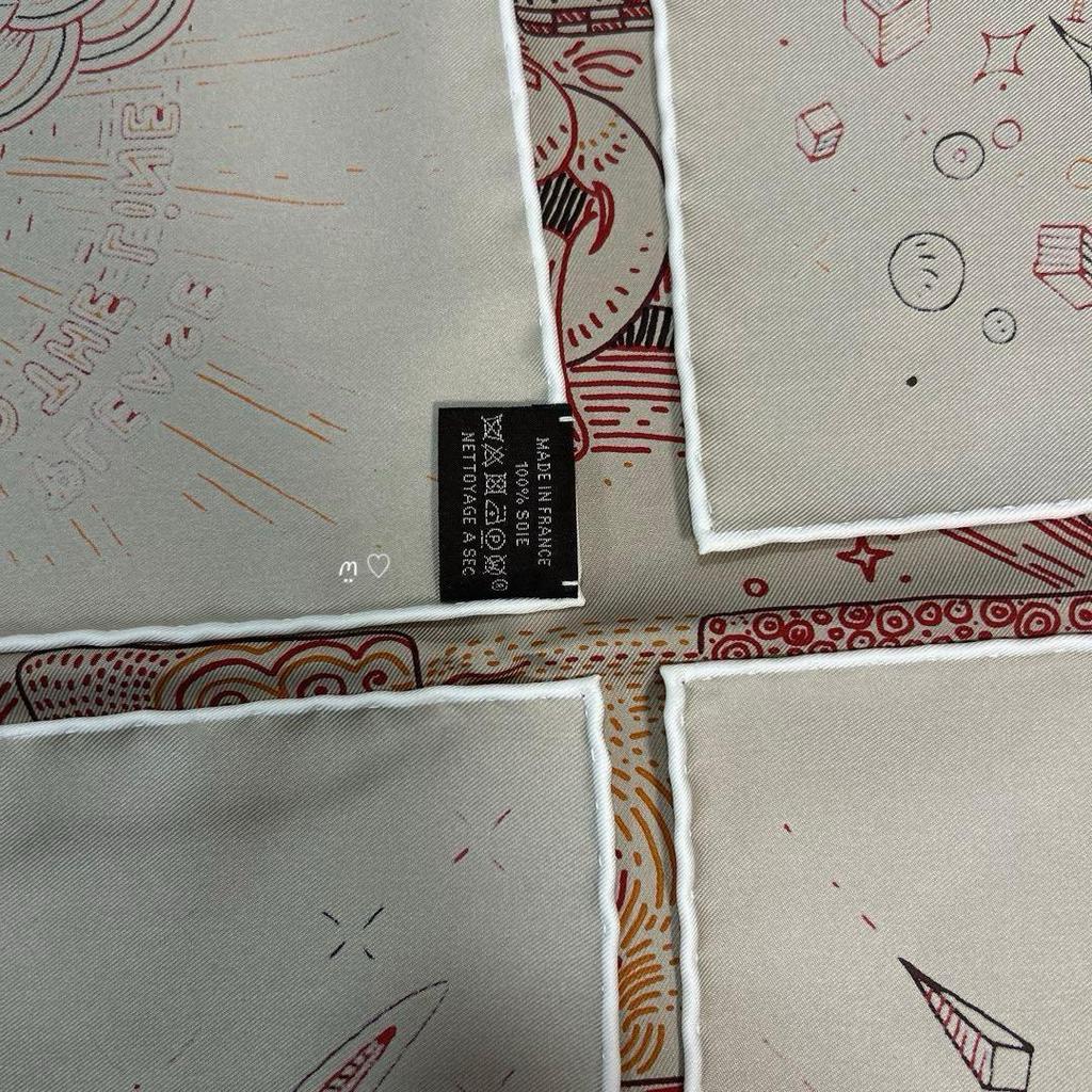 [USED]HERMES Carre 90 Please Hold the Line Silk Scarf 25SS