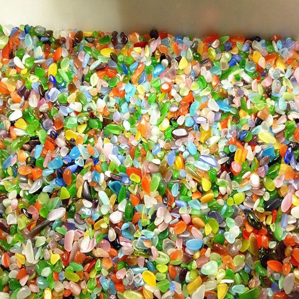 Healing Decoration Tumbled Stones Irregular Micro Landscape Opal Stone Fish Tank Decoration